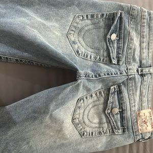 True religion low rise flare jeans size 30